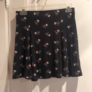 Topshop Floral Mini Skirt